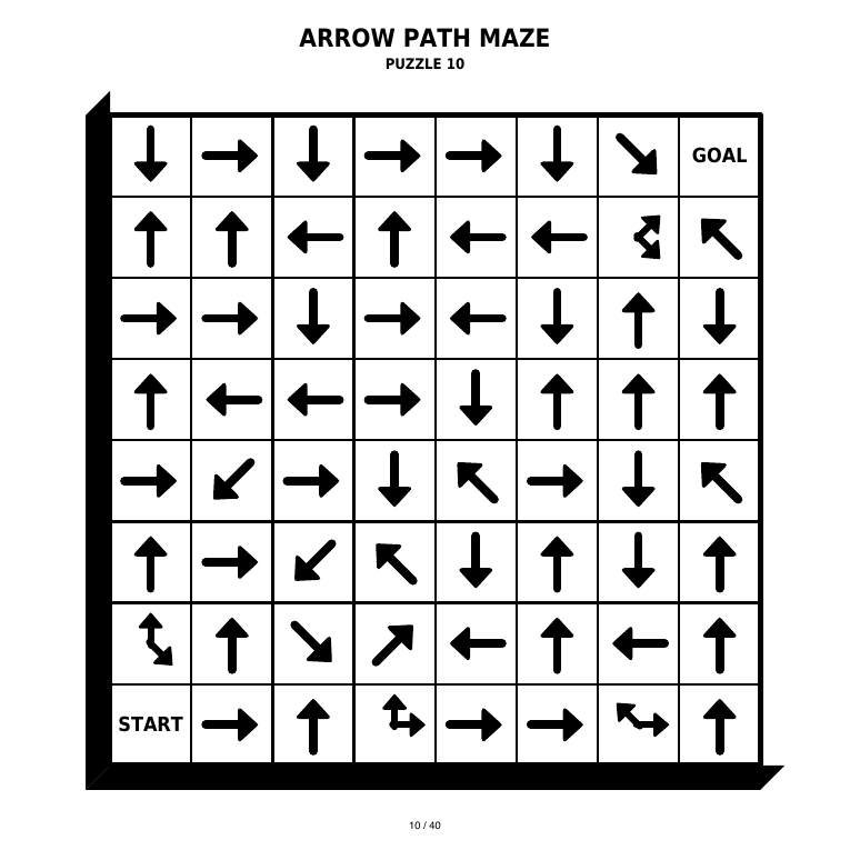Arrow Path Maze sampler preview